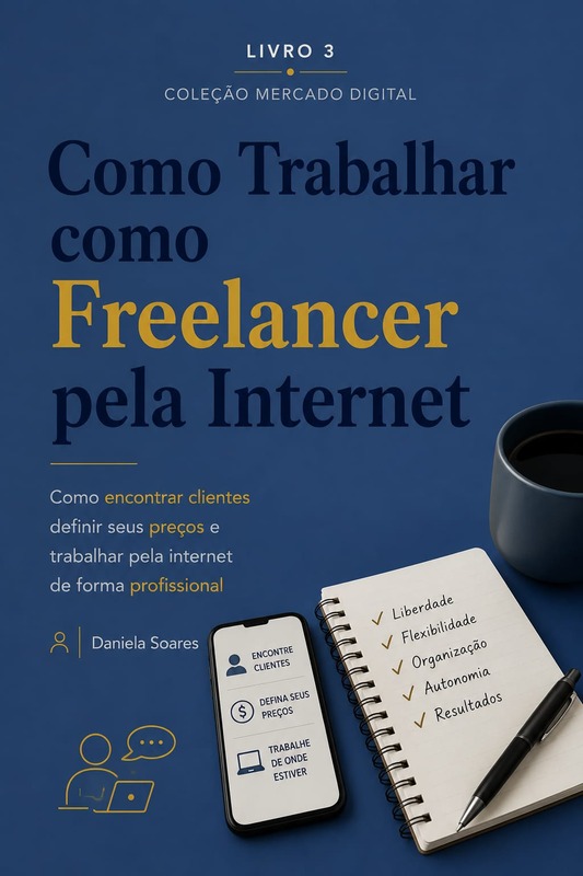 Capa do e-book Como Trabalhar Como Freelancer Pela Internet.