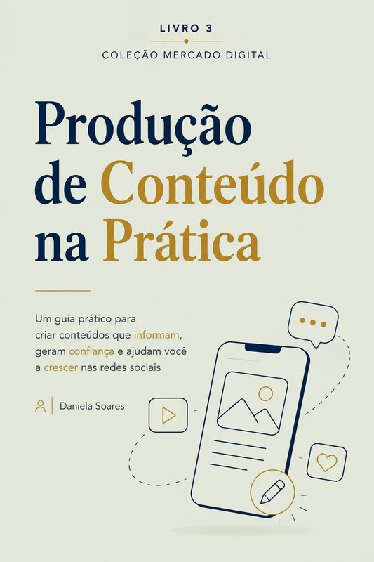 Capa do e-book Produção de Conteúdo na Prática.